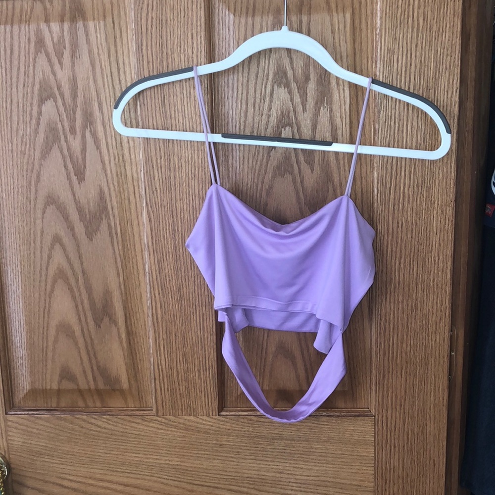 Purple Crop Top